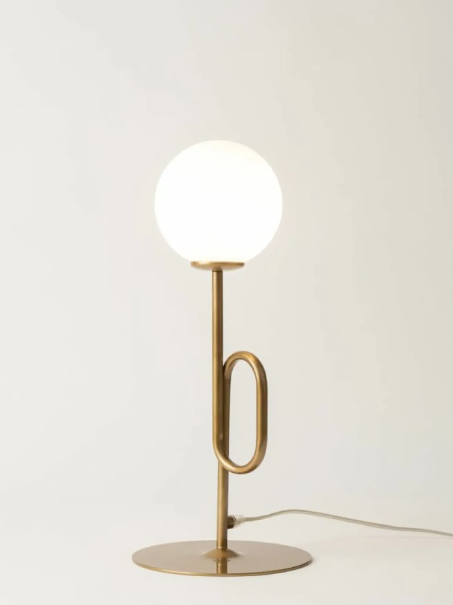 Sklep Kaja Dekoracyjna lampka stołowa z okrągłym kloszem SIG 33634 TES | Kaja