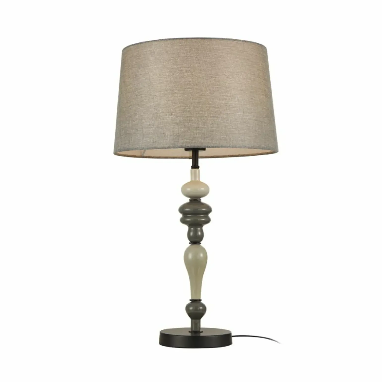 Sklep Kaja Dekoracyjna lampka stołowa z abażurem TB-22374-BK NEROM | Kaja