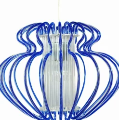 Sklep Kaja Dekoracyjna, niebieska lampa wisząca 31-36561 IMPERIA | Kaja