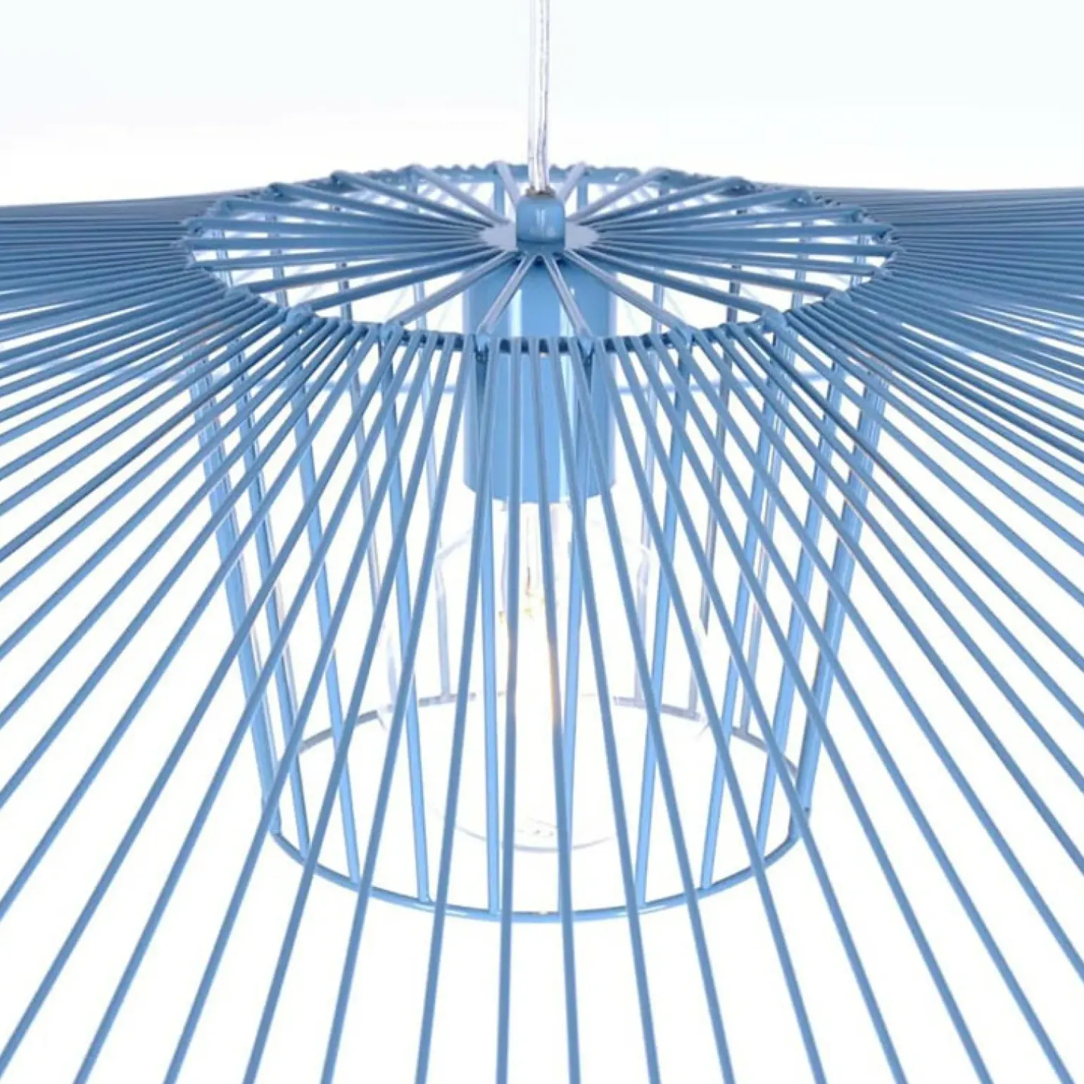 Cheap Dekoracyjna, niebieska lampa wisząca KP-21 KAPELUSZ | Kaja Oświetlenie Żyrandole Nowoczesne