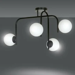 Cheap Dekoracyjna, nowoczesna lampa sufitowa 1030/4B KALF | Kaja Oświetlenie Żyrandole Nowoczesne