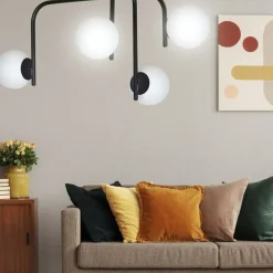 Cheap Dekoracyjna, nowoczesna lampa sufitowa 1030/4B KALF | Kaja Oświetlenie Żyrandole Nowoczesne