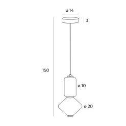 Best Dekoracyjna, nowoczesna lampa do salonu MX P0467 AKIKO | Kaja Żyrandole Nowoczesne