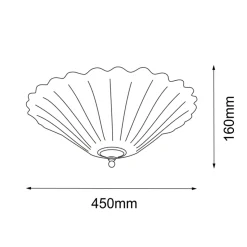 Sklep Kaja Dekoracyjna plafoniera w stylu retro ANT 8158 BACELO | Kaja