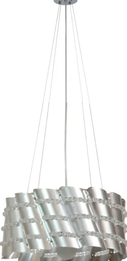 Sklep Kaja Dekoracyjna, srebrna lampa wisząca 31-40633 SMILE | Kaja Oświetlenie