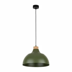 Store Dekoracyjna, zielona lampa wisząca do kuchni TK 5665 z serii CAP Żyrandole Nowoczesne