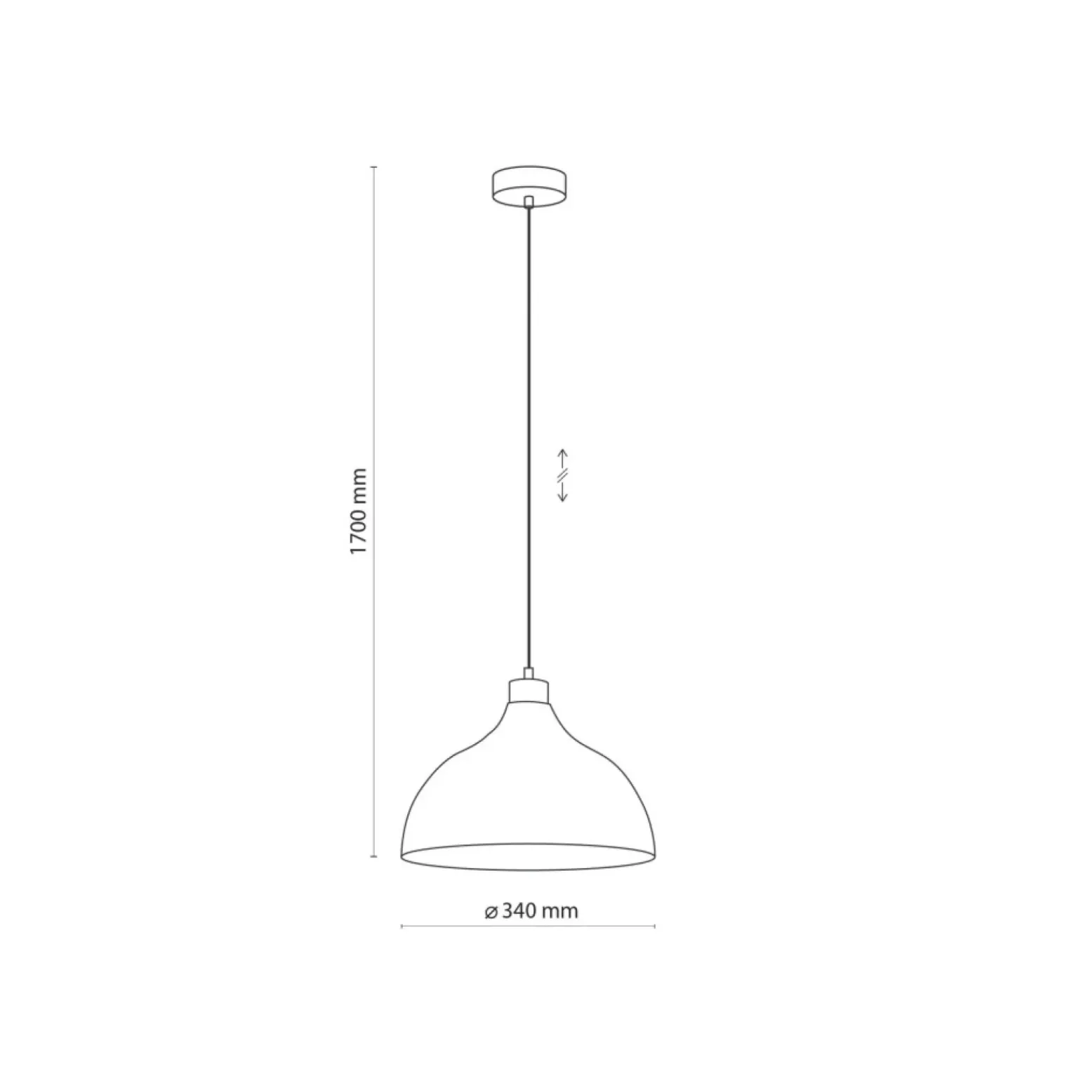 Store Dekoracyjna, zielona lampa wisząca do kuchni TK 5665 z serii CAP Żyrandole Nowoczesne