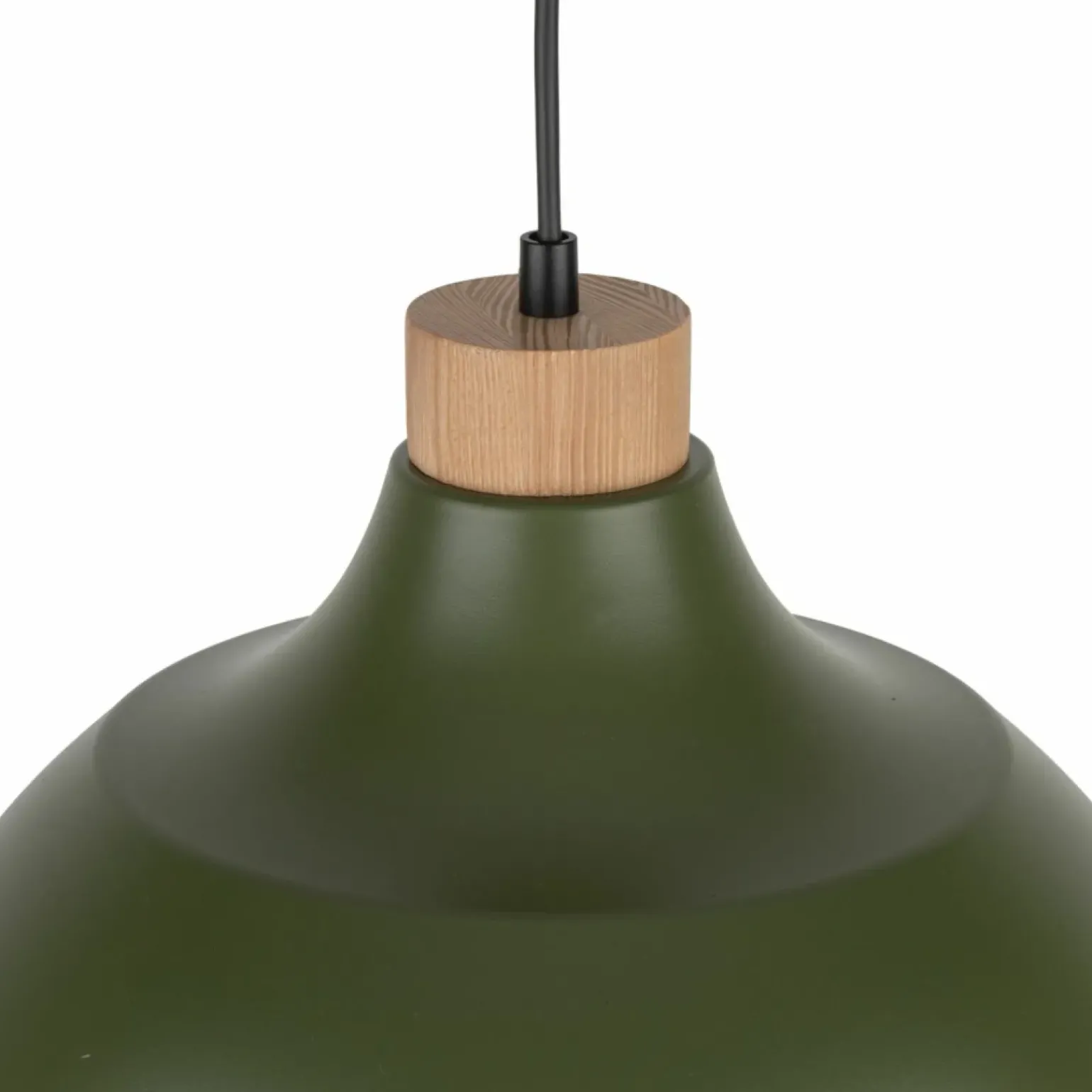 Store Dekoracyjna, zielona lampa wisząca do kuchni TK 5665 z serii CAP Żyrandole Nowoczesne