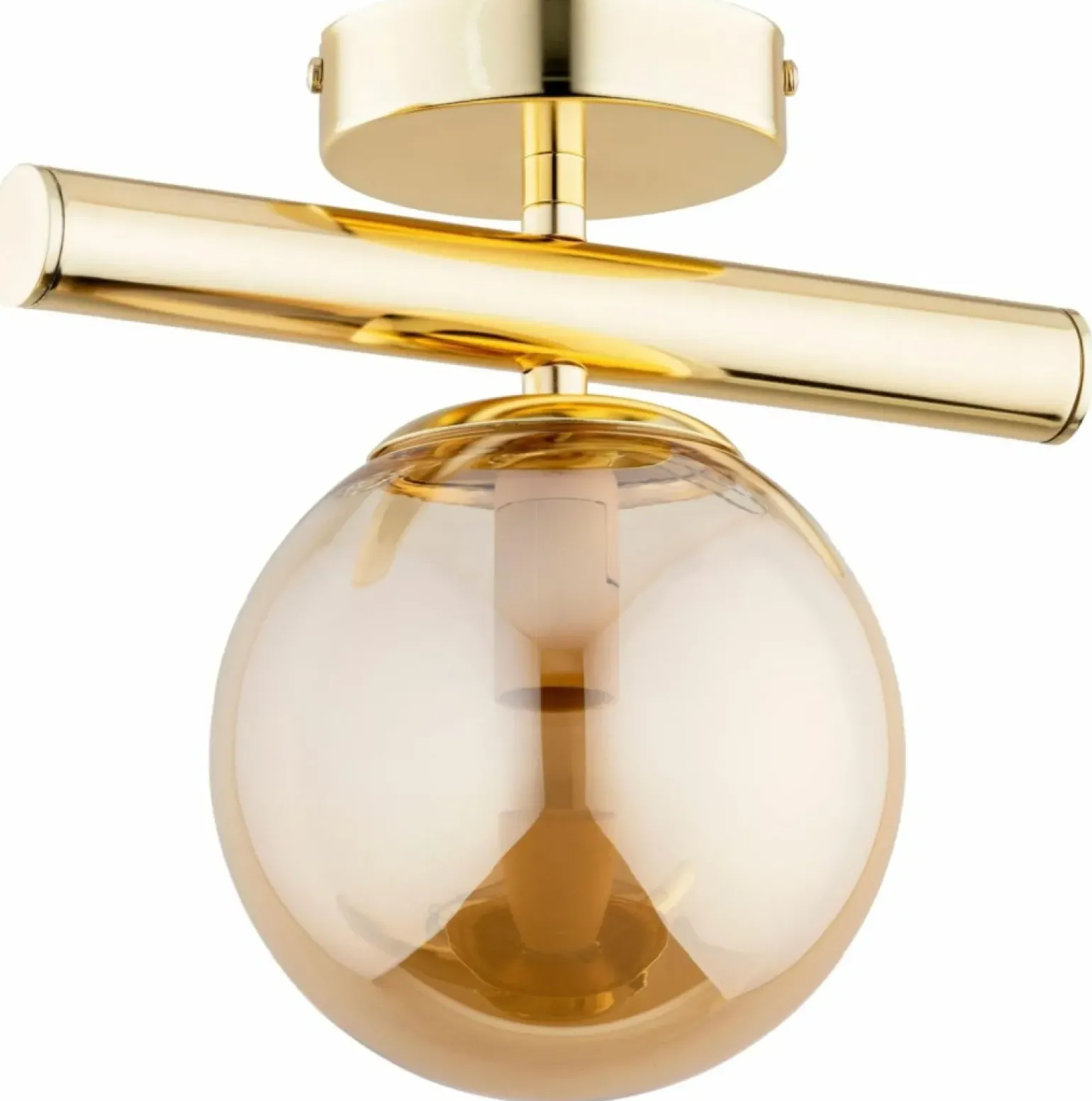 Cheap Dekoracyjna, złota lampa sufitowa jednopunktowa AL 61224 ERAL | Kaja Żyrandole Nowoczesne