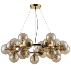 Best Sale Dekoracyjna, złota obręcz wisząca MOD548PL-25G DALLAS | Kaja Żyrandole Nowoczesne