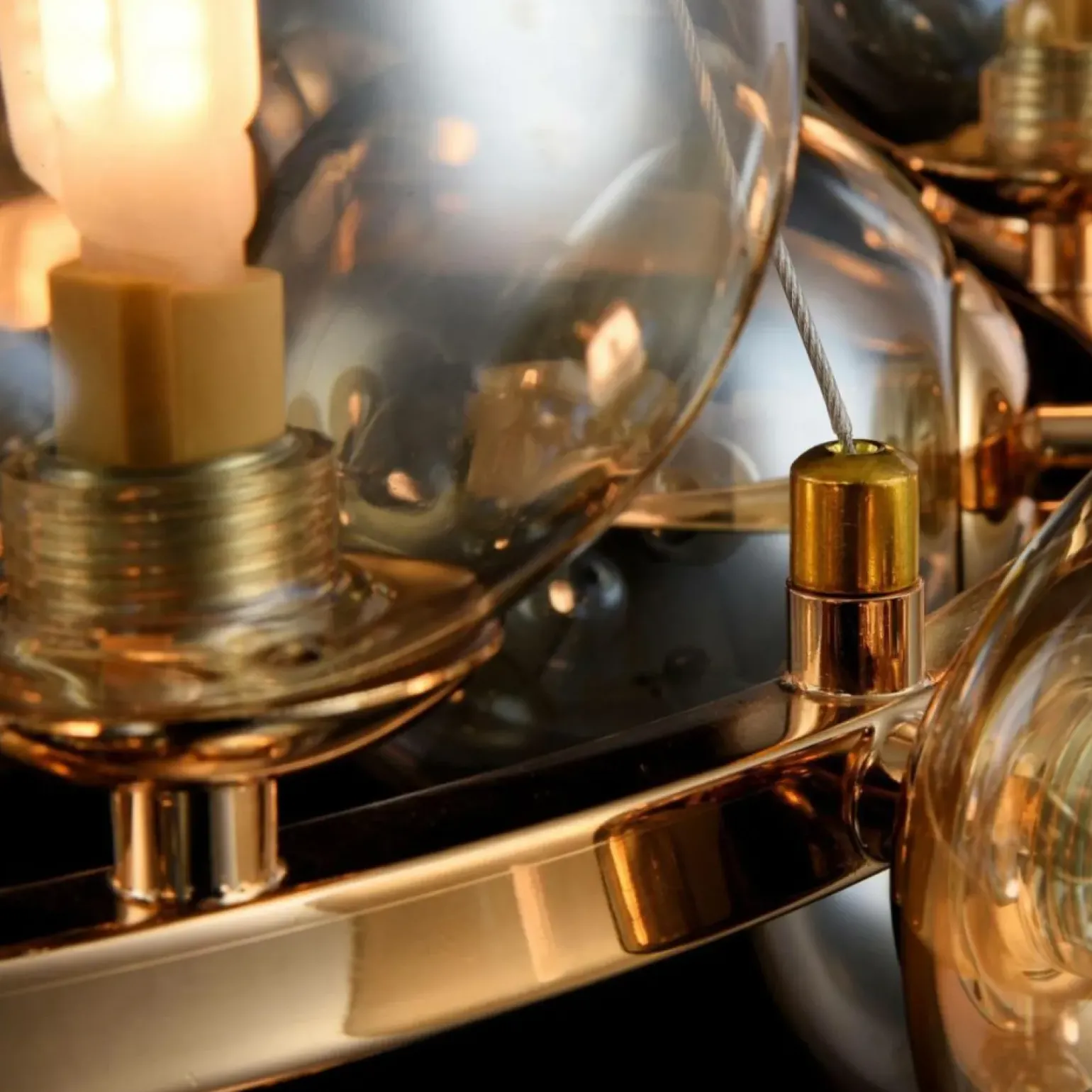 Best Sale Dekoracyjna, złota obręcz wisząca MOD548PL-25G DALLAS | Kaja Żyrandole Nowoczesne