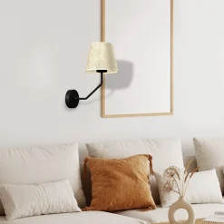 Sklep Kaja Dekoracyjny kinkiet ścienny z abażurem MLP7275 z serii ETNA | Kaja Oświetlenie