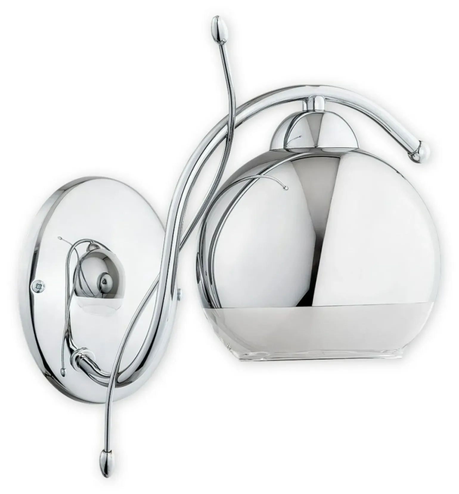 Sklep Kaja Dekoracyjny kinkiet do sypialni O2530 K1 CH TRAMA | Kaja Oświetlenie