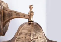 Sklep Kaja Dekoracyjny kinkiet zewnętrzny K-5006A DOWN CZ/ZŁ LOZANA | Kaja