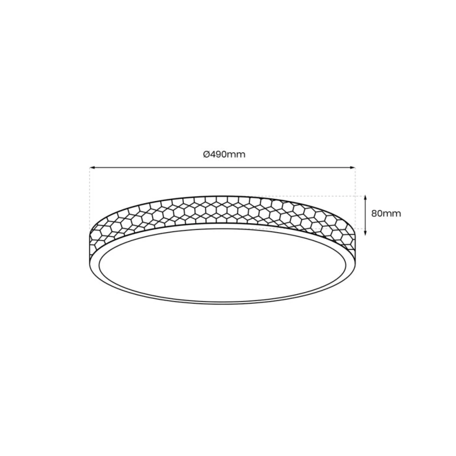 Sklep Kaja Dekoracyjny plafon do stylowej sypialni ML7448 RONDO | Kaja