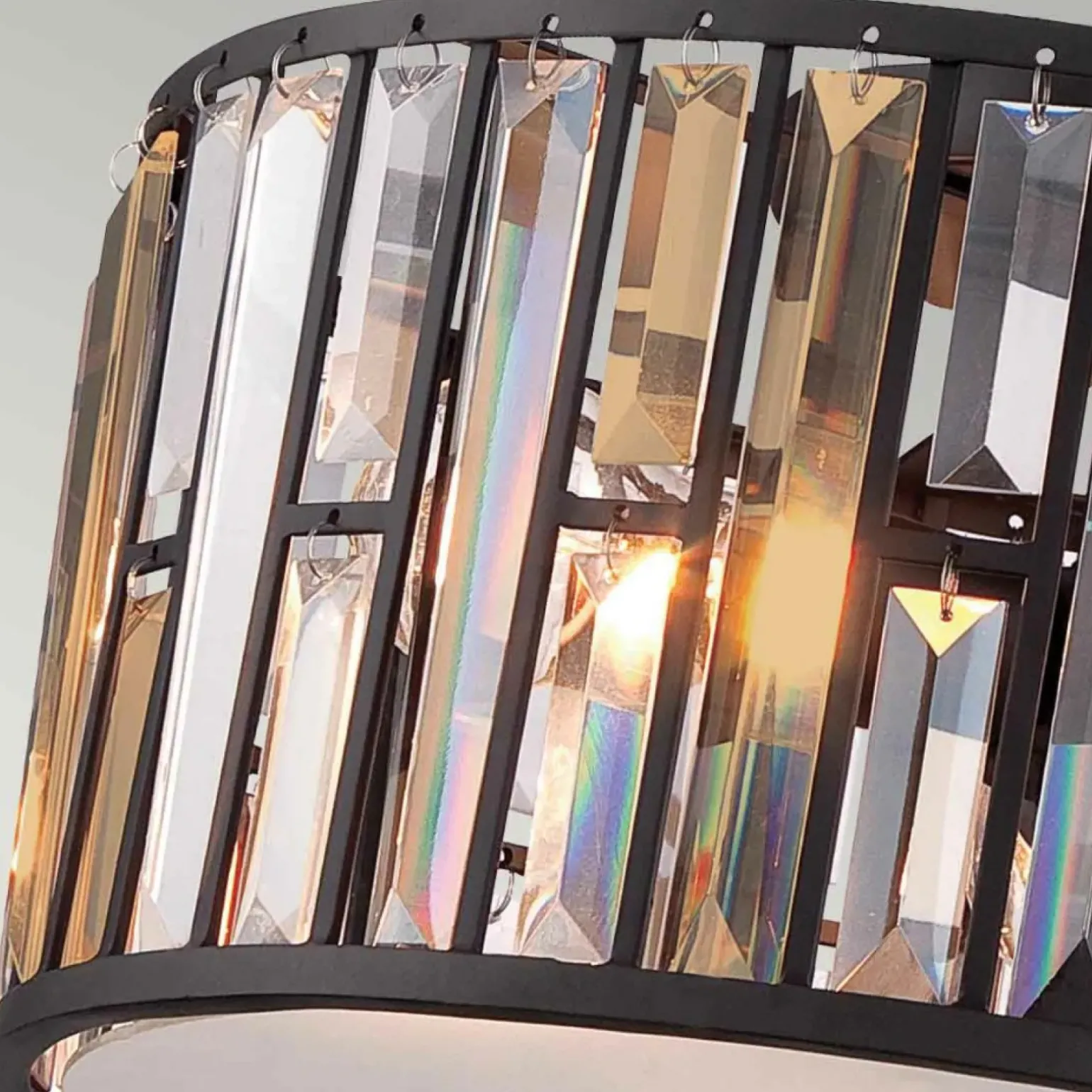 Sklep Kaja Dekoracyjny plafon z kryształami HK-GEMMA-F-VBZ z serii GEMMA