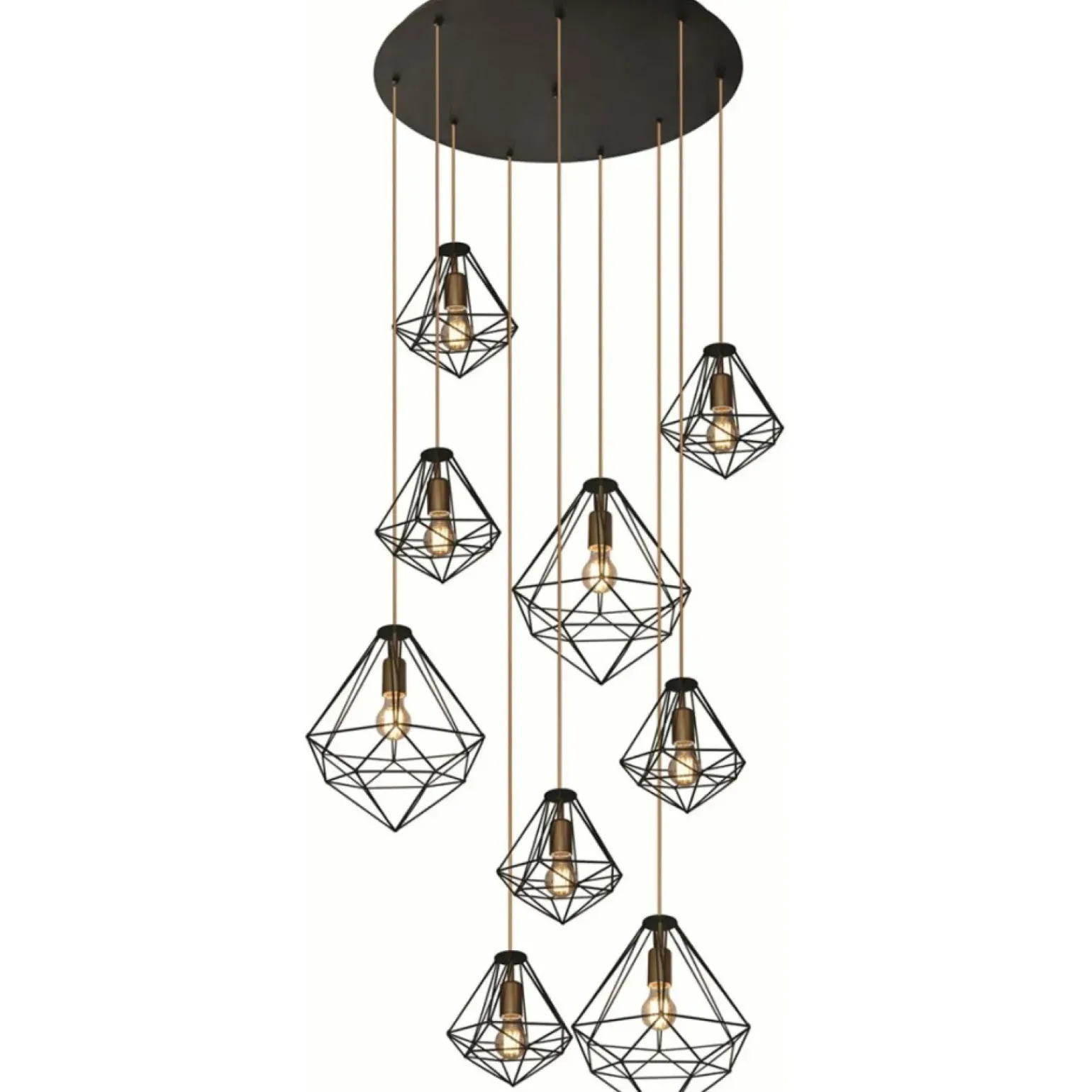 Best Dekoracyjny żyrandol idealny na antresolę KP-06 MARKO | Kaja Żyrandole Nowoczesne