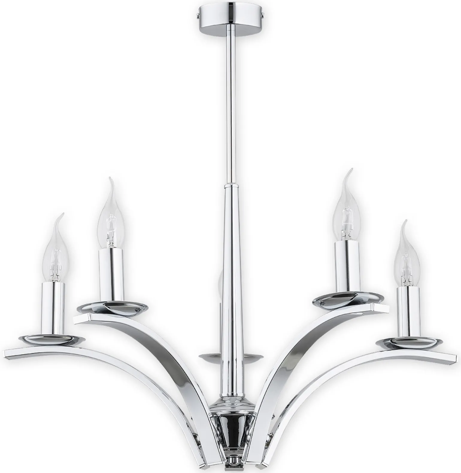 Sklep Kaja Dekoracyjny żyrandol na 5 świecowych żarówek O2865 W5 CH | Kaja