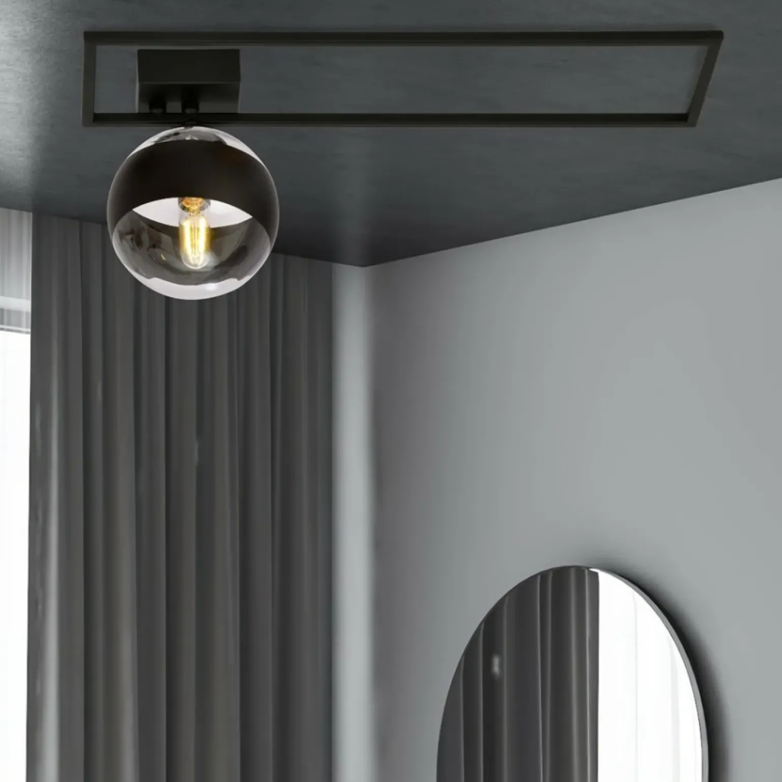 Cheap Designerka, pojedyncza lampa sufitowa z kulą 1132/1B IMAGO | Kaja Żyrandole Nowoczesne