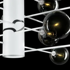 Best Designerska, biała lampa sufitowa z kloszami 66266 OSLO | Kaja Żyrandole Nowoczesne