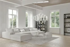 Best Sale Designerska, biała, ledowa lampa wisząca ML335 VERTIGO | Kaja Żyrandole Nowoczesne