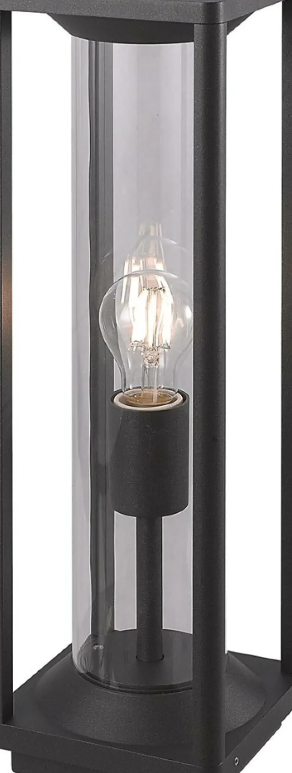 Sklep Kaja Designerska, czarna lampa ogrodowa 50cm AZ4485 MIKKEL | Kaja