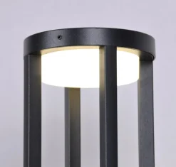 Sklep Kaja Designerska, czarna lampa ogrodowa LED K-8138 50cm UBBE | Kaja