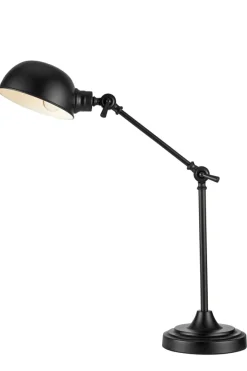 Sklep Kaja Designerska, czarna lampka do stylowego biura 108584 z serii PORTLAND