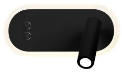 Sklep Kaja Designerska, czarna, ledowa lampa ścienna 22-75796 z serii MIRACLE