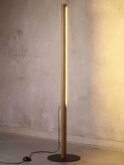 Sklep Kaja Designerska, drewniana lampa stojąca TK 1409 ROLLO | Kaja Oświetlenie