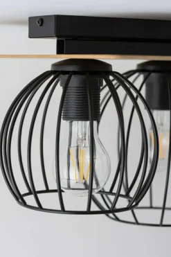 Discount Designerska, druciana lampa sufitowa SIG 32360 z serii CYBER PROSTOKĄT Żyrandole Nowoczesne