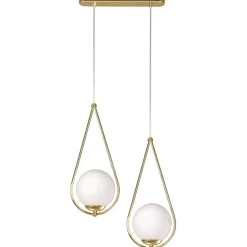 Store Designerska, elegancka lampa wisząca K-4776 NEVE GOLD | Kaja Żyrandole Nowoczesne