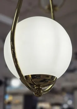 Store Designerska, elegancka lampa wisząca K-4776 NEVE GOLD | Kaja Żyrandole Nowoczesne
