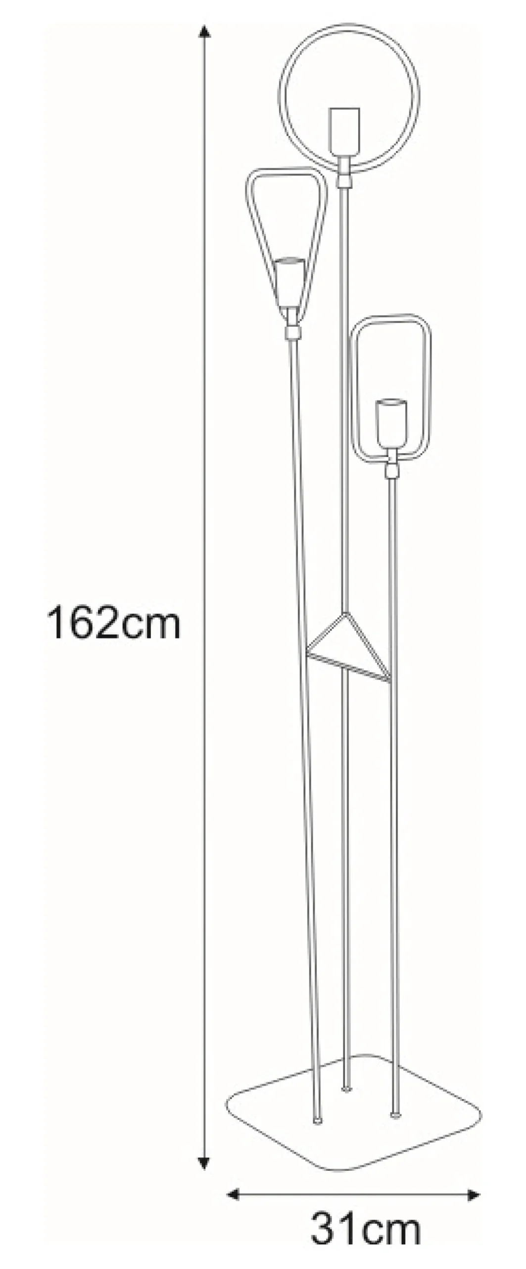 Sklep Kaja Designerska, industrialna lampa podłogowa K-3934 GEO | Kaja