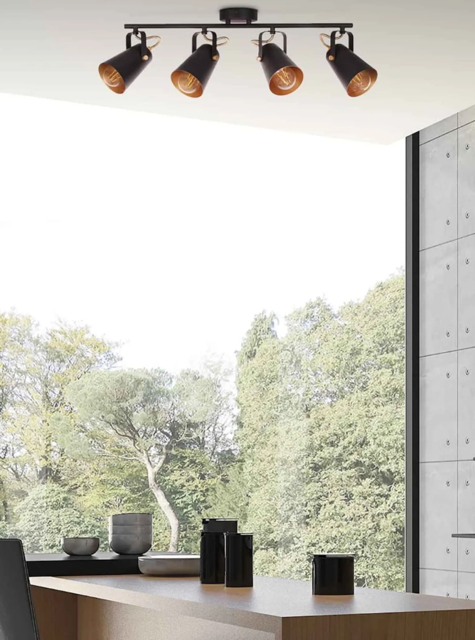 Sklep Kaja Designerska, industrialna listwa sufitowa K-8117 NOKA | Kaja