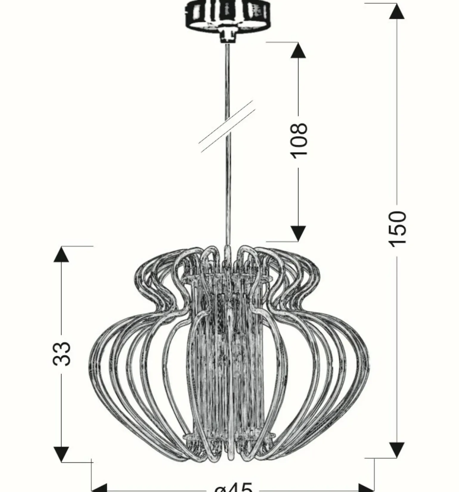 Sklep Kaja Designerska, kolorowa lampa wisząca 31-36608 IMPERIA | Kaja