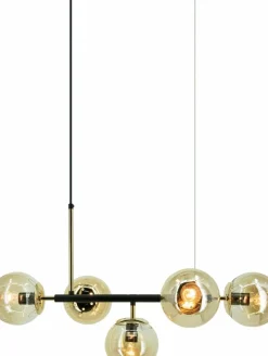 Store Designerska lampa nad wyspę kuchenną 3402/5 BL TR GRETA | Kaja Żyrandole Nowoczesne