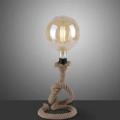 Sklep Kaja Designerska lampa stołowa, zawinięty sznur 15480-18 z serii ROPE