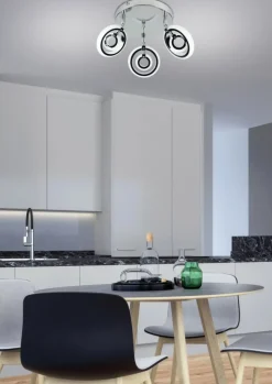 Cheap Designerska lampa sufitowa z ringami LED 98-62024 CELT | Kaja Żyrandole Nowoczesne