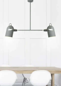 Cheap Designerska lampa wisząca do salonu loft 32-66510 GRAY | Kaja Żyrandole Nowoczesne