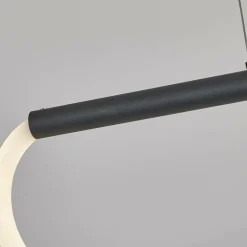 New Designerska lampa wisząca nad stół LP-2345/1P S BK MELECA | Kaja Żyrandole Nowoczesne