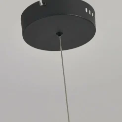 New Designerska lampa wisząca nad stół LP-2345/1P S BK MELECA | Kaja Żyrandole Nowoczesne