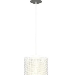 Store Designerska lampa wisząca w białym kolorze LX 5264 z serii LOFT SHADE Żyrandole Nowoczesne