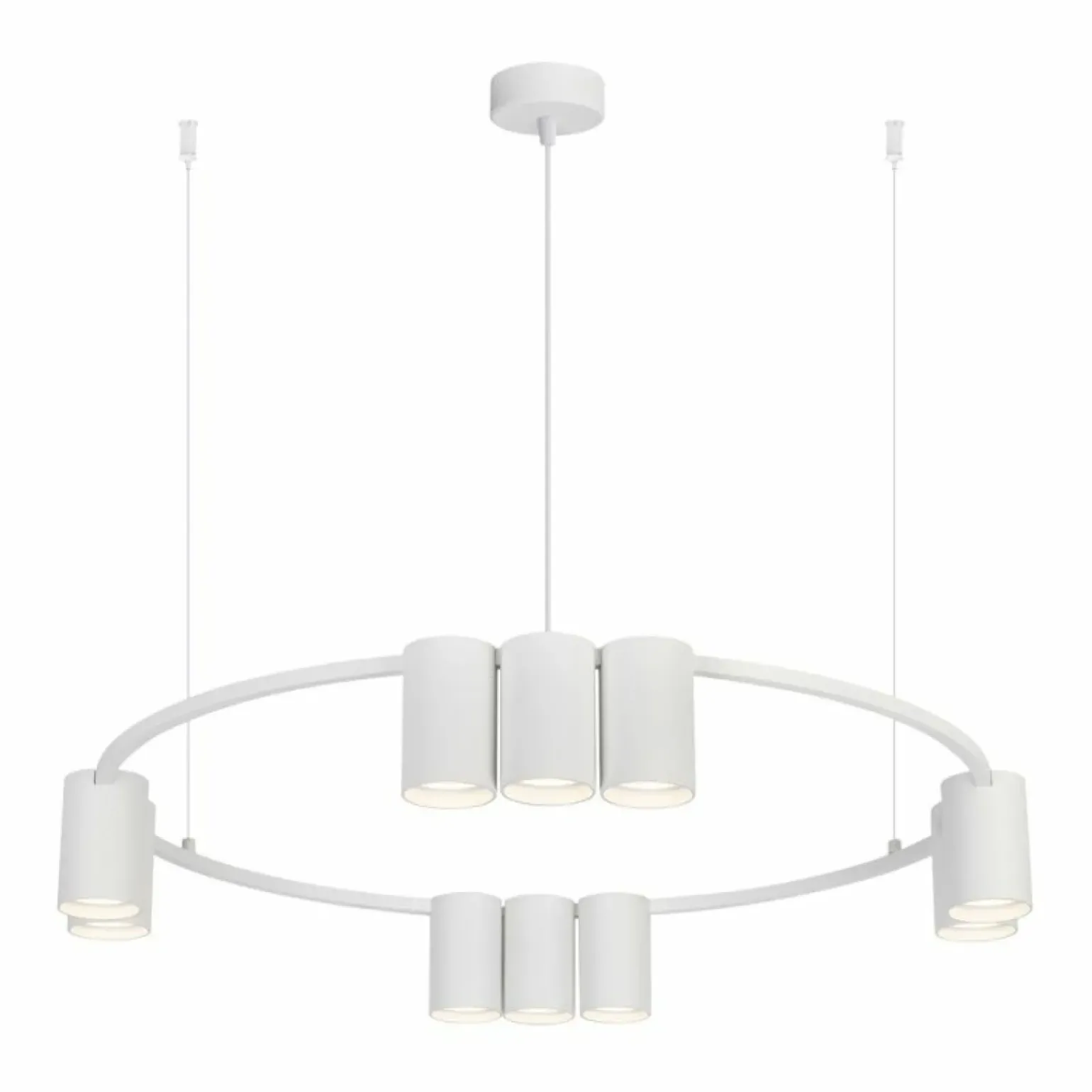 Best Designerska lampa wisząca, duża obręcz ML0374 (KOŁO) GENESIS | Kaja Żyrandole Nowoczesne