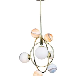 Best Designerska lampa wisząca z planetami MX P0378 COSMOS | Kaja Żyrandole Nowoczesne