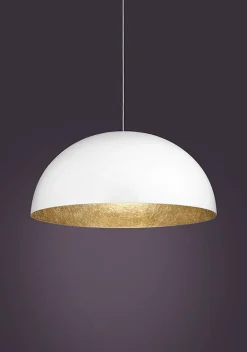 Store Designerska lampa wisząca do sypialni SIG 30139 z serii SFERA 50 B/ZŁ Żyrandole Nowoczesne