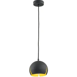 Cheap Designerska lampa wisząca z pękniętym kloszem TK 2489 z serii SHOT Żyrandole Nowoczesne