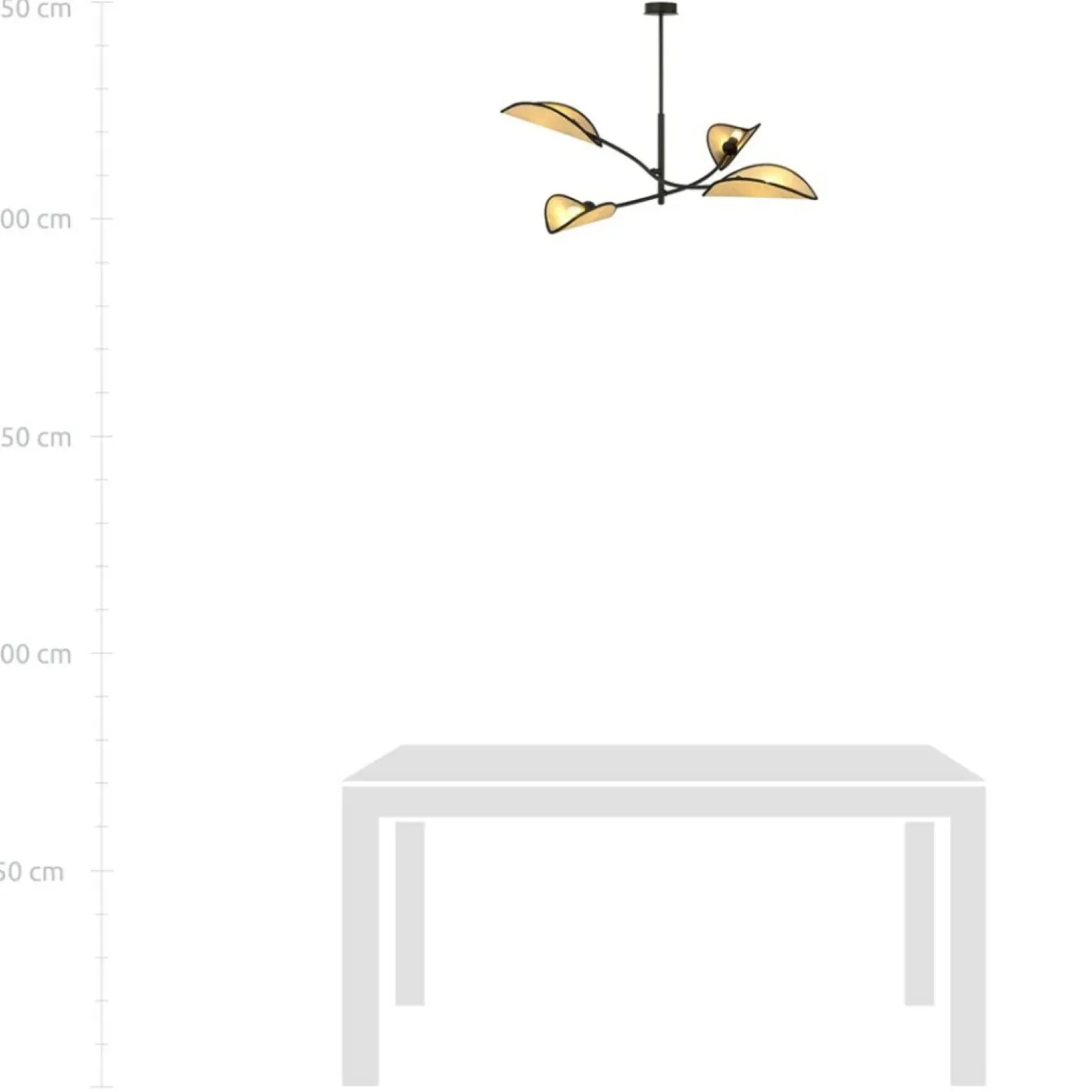 New Designerska lampa z rattanowymi abażurami 1108/4 LOTUS | Kaja Żyrandole Nowoczesne