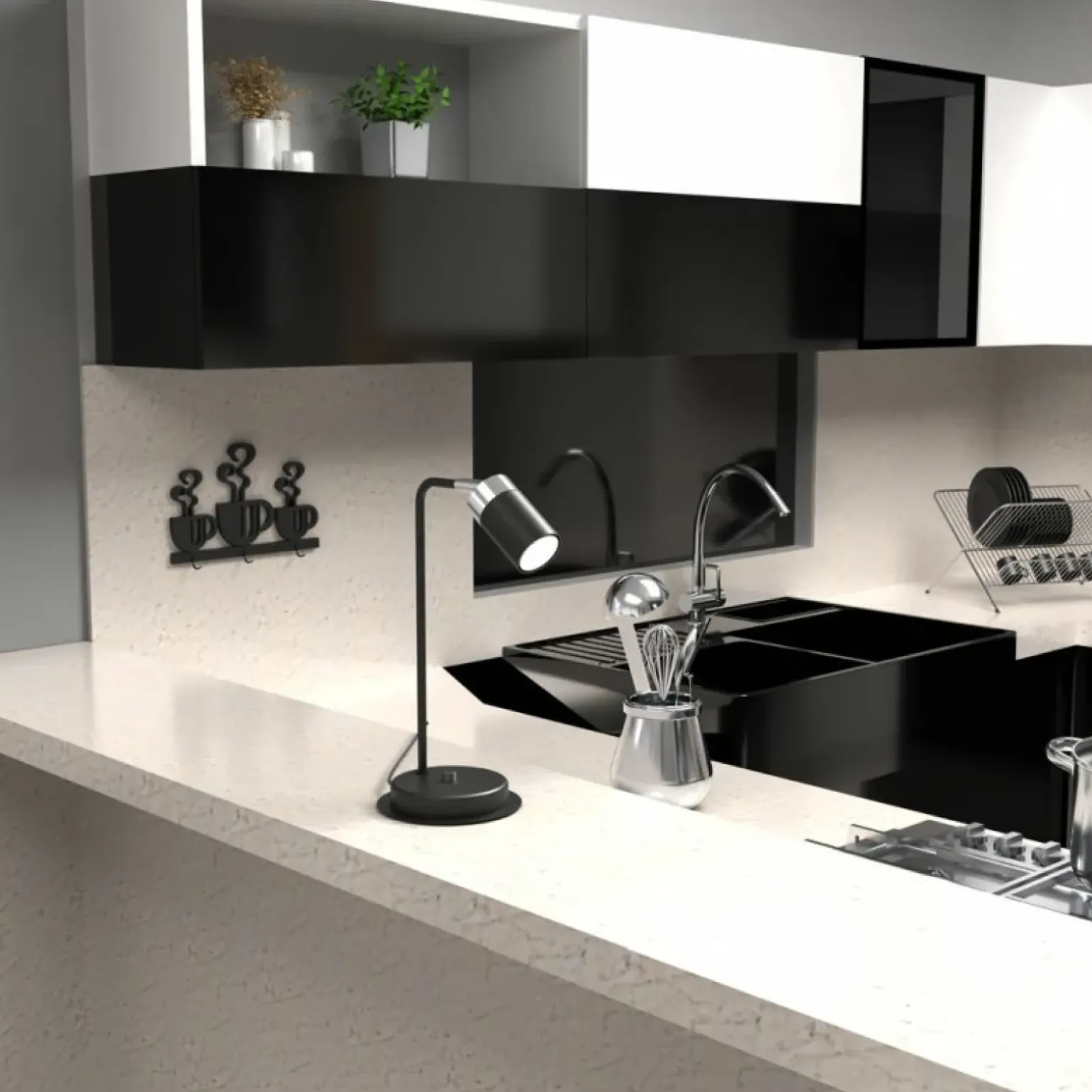 Sklep Kaja Designerska lampka biurkowa, styl loftowy MLP7749 JOKER | Kaja