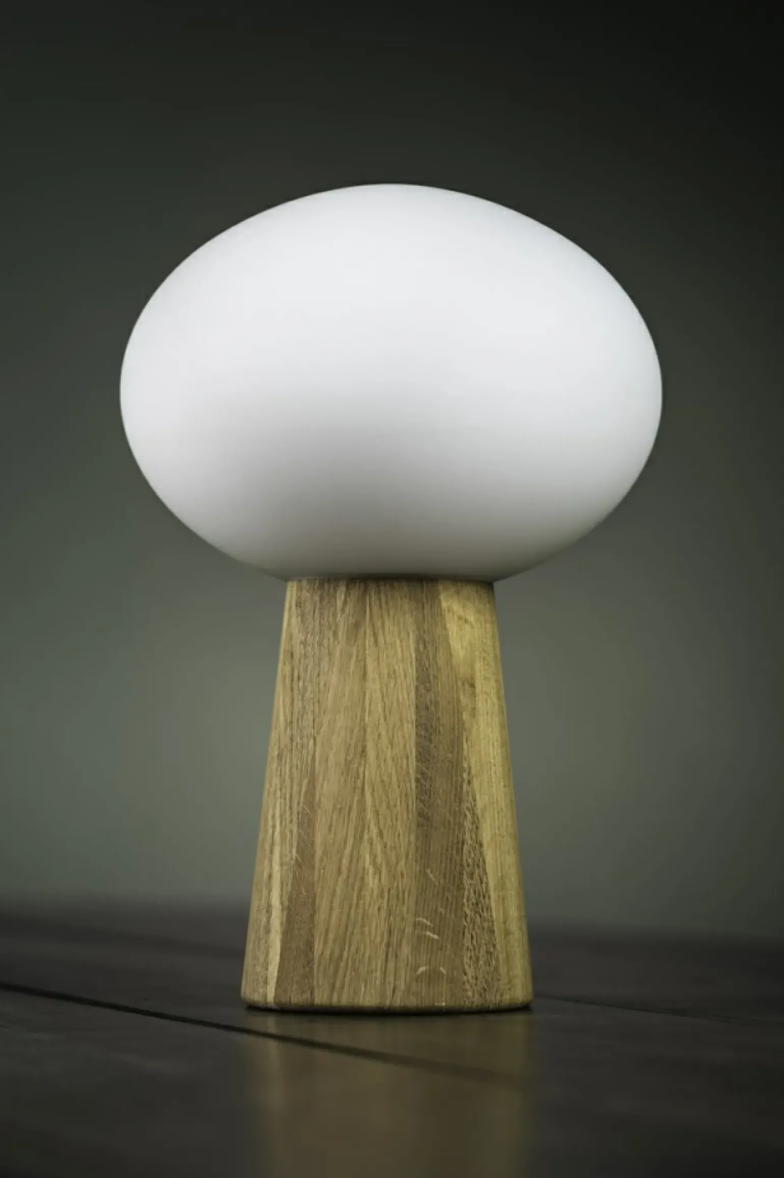 Sklep Kaja Designerska lampka z drewnianą podstawą 108409 z serii PATER | Kaja